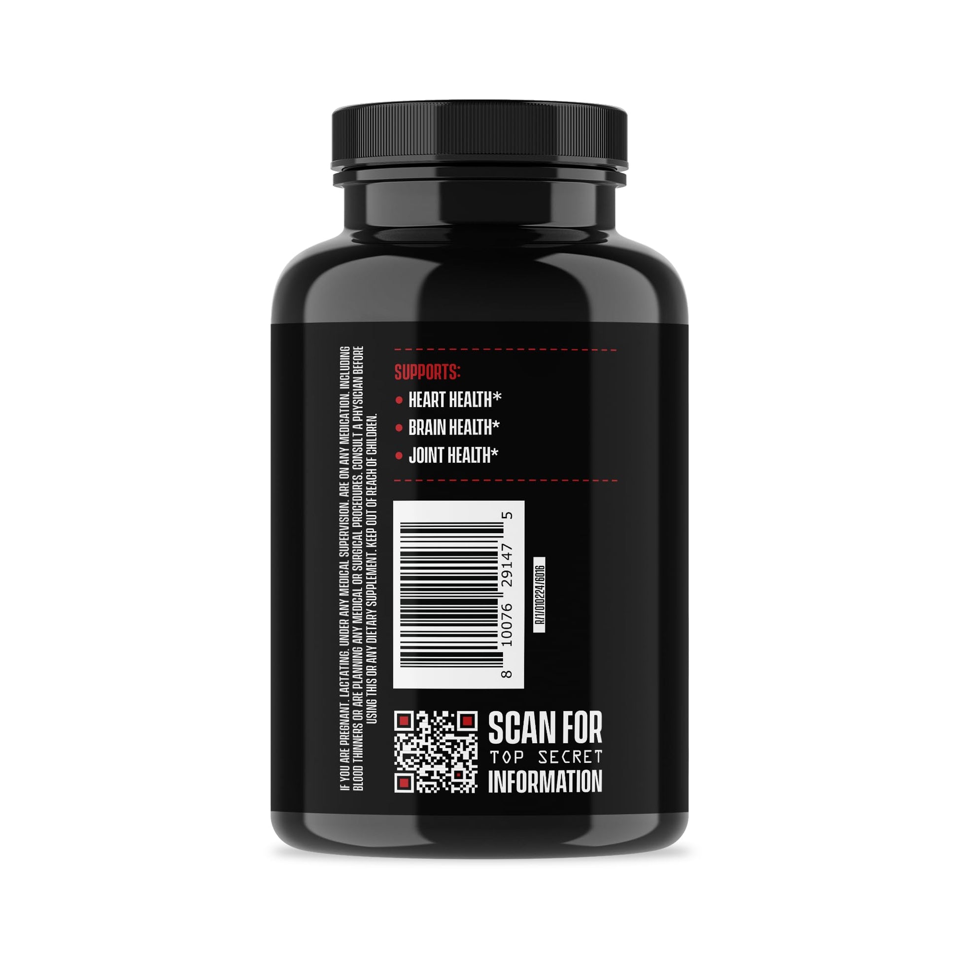 Jocko Fuel Omega 3 Fish Oil Supplement 2000mg - Burpless Fatty Acid Supplement, Wild Caught, Powerful Antioxidant with Astaxanthin (60 Capsules) Jocko Fuel uk supplements