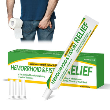RHAICARE Hemorrhoid and Fissure Cream,Hemorrhoidal Ointment for Fast Acting Itch, Swelling, and Maximum Strength Pain Relief（1 Pack RHAICARE uk supplements