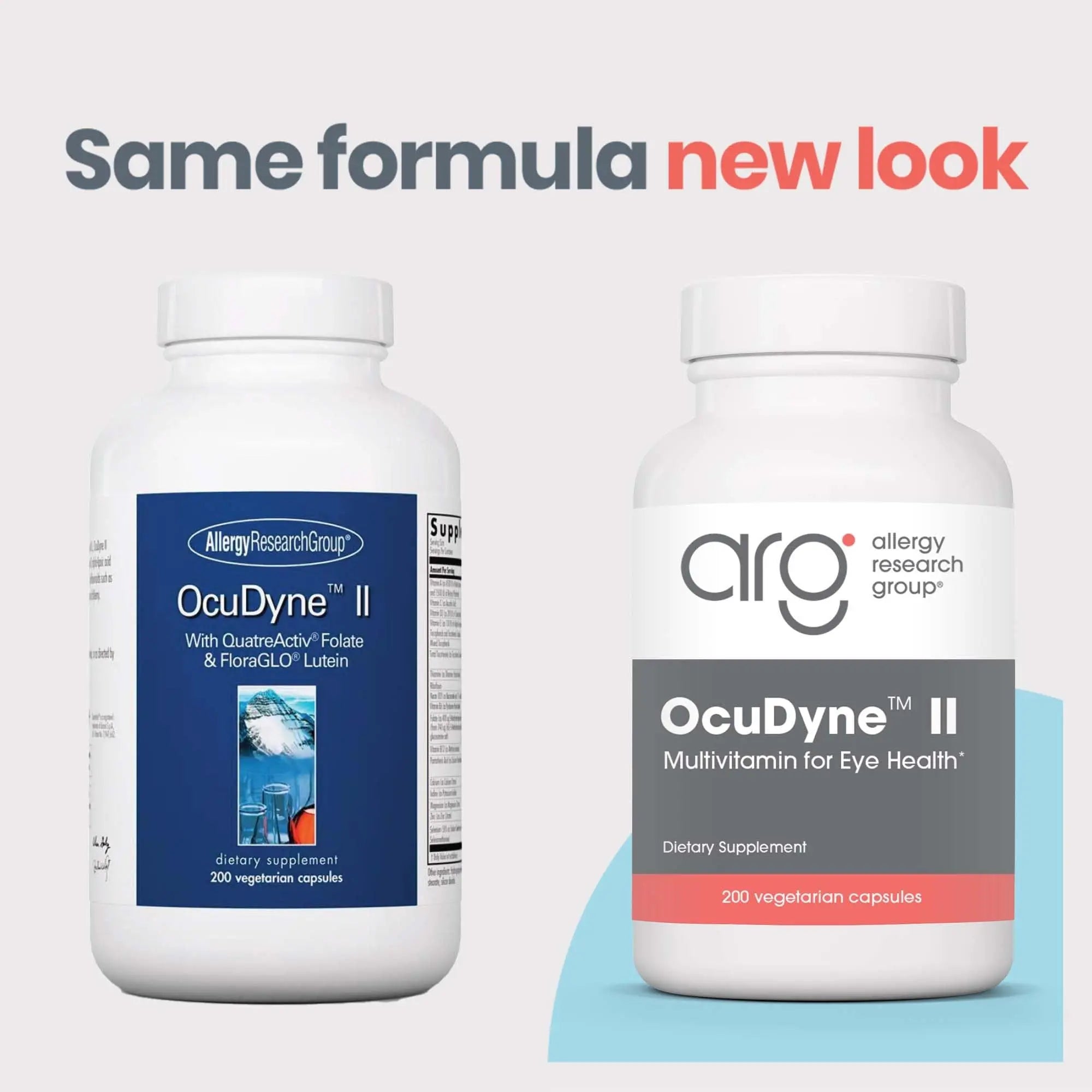 Allergy Research Group OcuDyne II Supplement - Eye Support Vitamins for Vision, Eye Health for Adults, Vision Support, Multivitamin Formula Allergy Research Group uk supplements