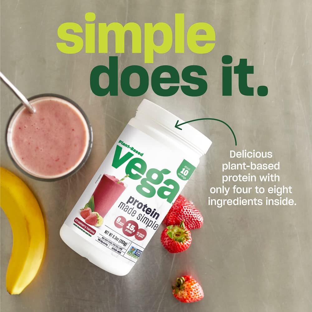 Vega Protein Made Simple, Caramel Toffee - Stevia Free Vegan Protein Powder, Plant Based Vega uk supplements