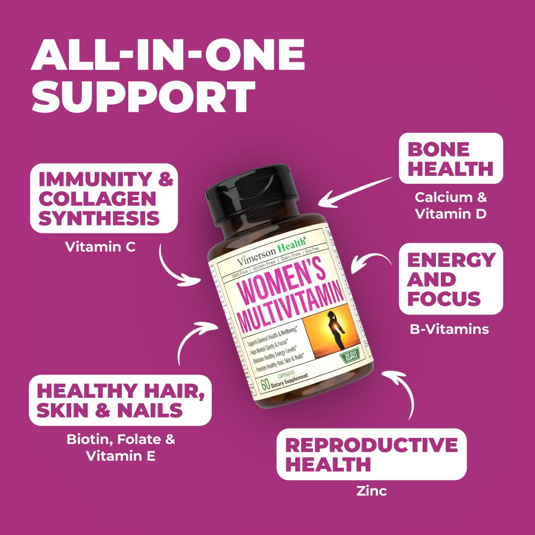 Multivitamin for Women - Womens Multivitamin & Multimineral Supplement Vimerson Health uk supplements