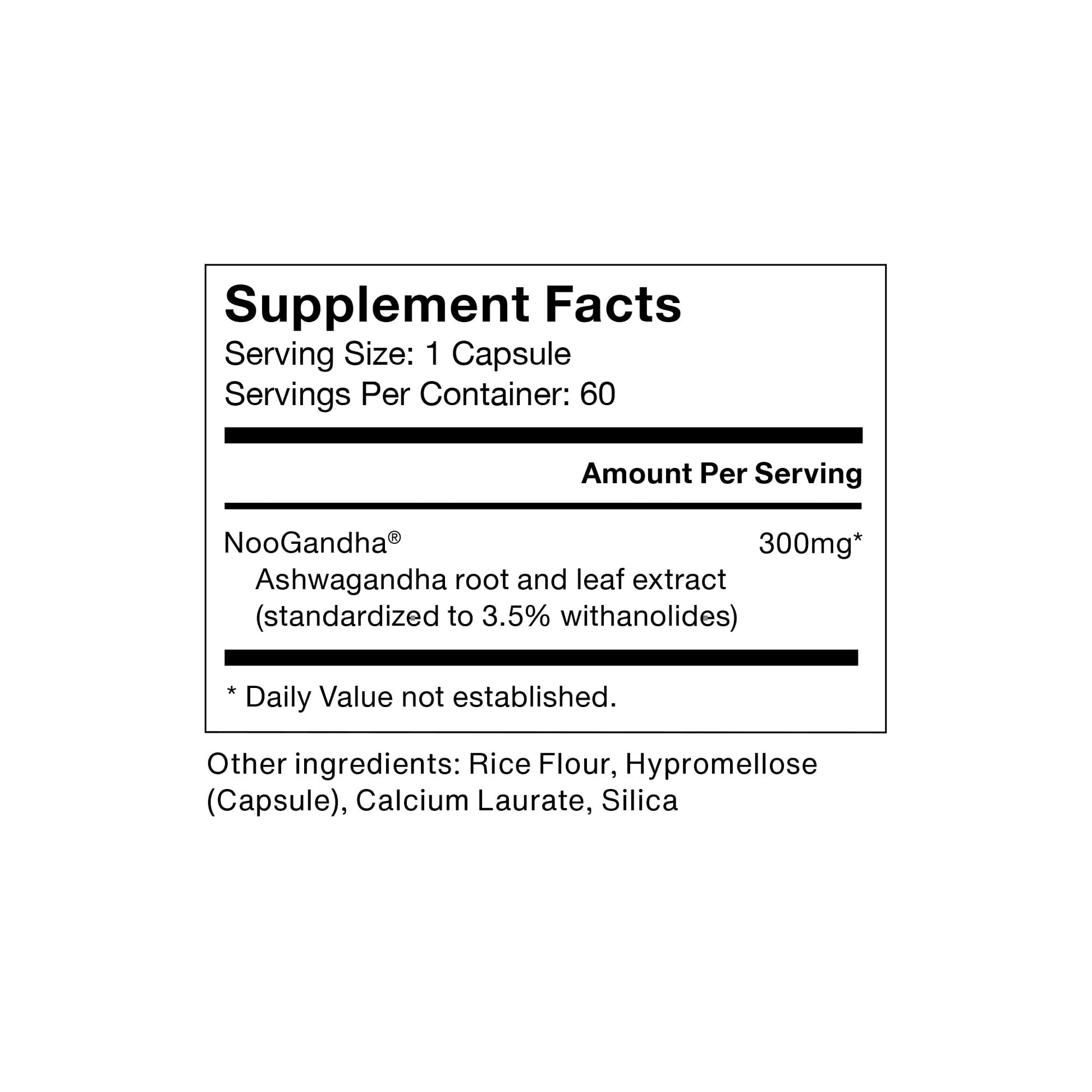 Momentous Ashwagandha Supplement - 300 mg NooGandha Ashwagandha Extract - Cognitive Performance, Alertness, & Focus Support - NSF Certified for Sport - Vegan - GMO- & Gluten-Free - 60 Servings Momentous uk supplements
