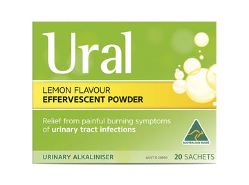 Ural Urinary Alkaliniser Effervescent Powder 28 Sachets Ural uk supplements