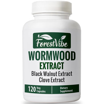 ForestVibe Wormwood Complex with Black Walnut & Clove, 3-in-1 Herbal Blend, Sweet Wormwood Extract Capsules, 120 Vegan Capsules, 2 Month Supply, Non-GMO & Gluten Free Supplement ForestVibe uk supplements