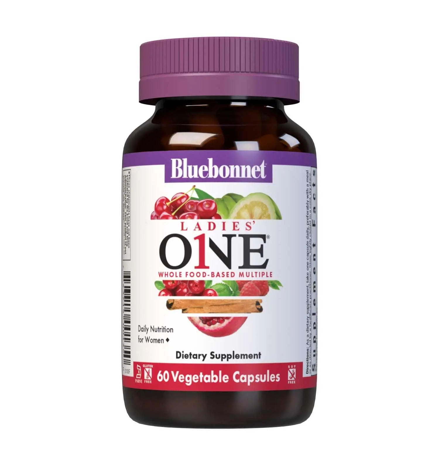 BlueBonnet Nutrition Ladies One Vegetable Capsule, Whole Food Multiple, K2, Organic Vegetable, Energy, Vitality BlueBonnet uk supplements
