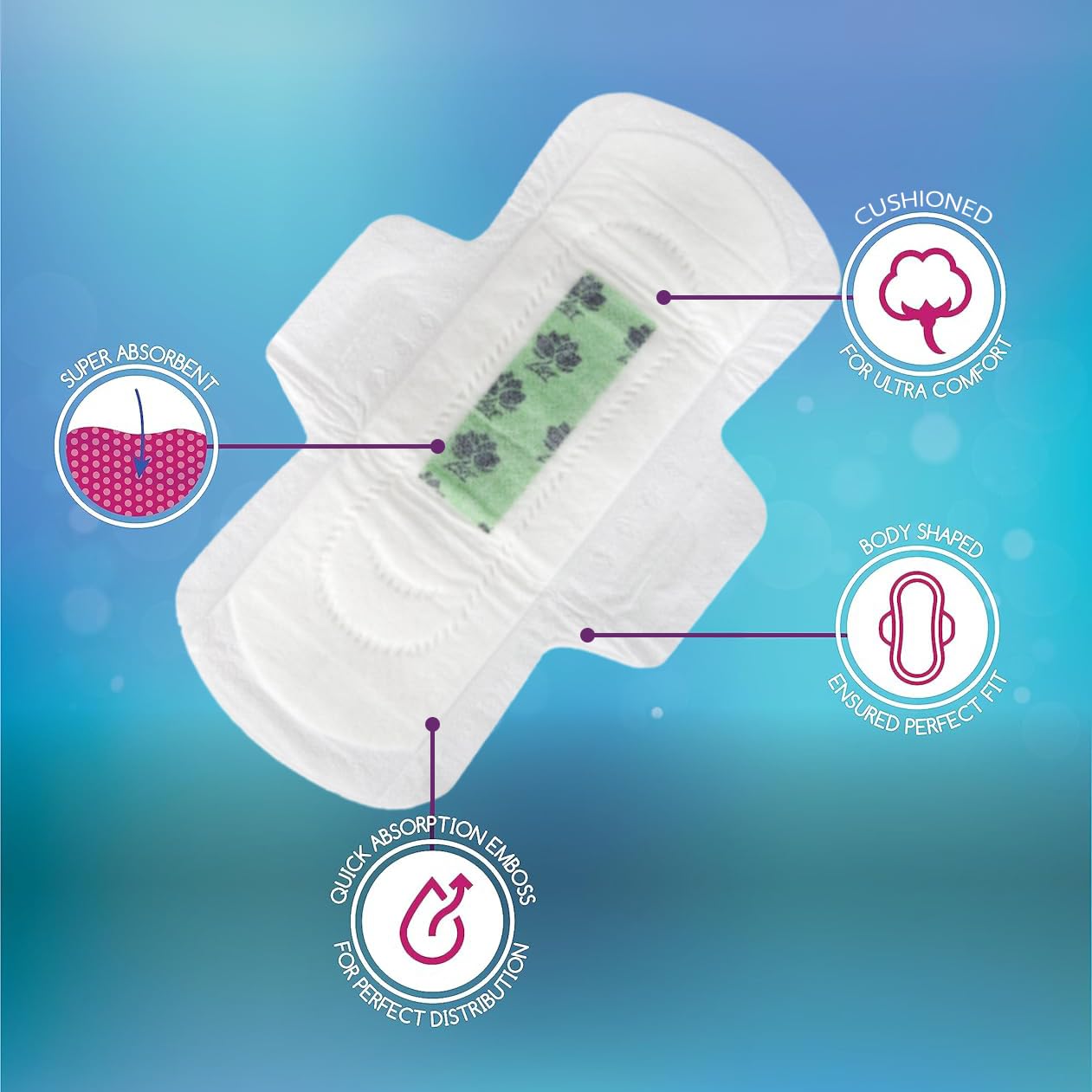 100 Bulk Pads with Wings Individually Wrapped for Women Homeless, Postpartum, Hospitals Trail maker uk supplements