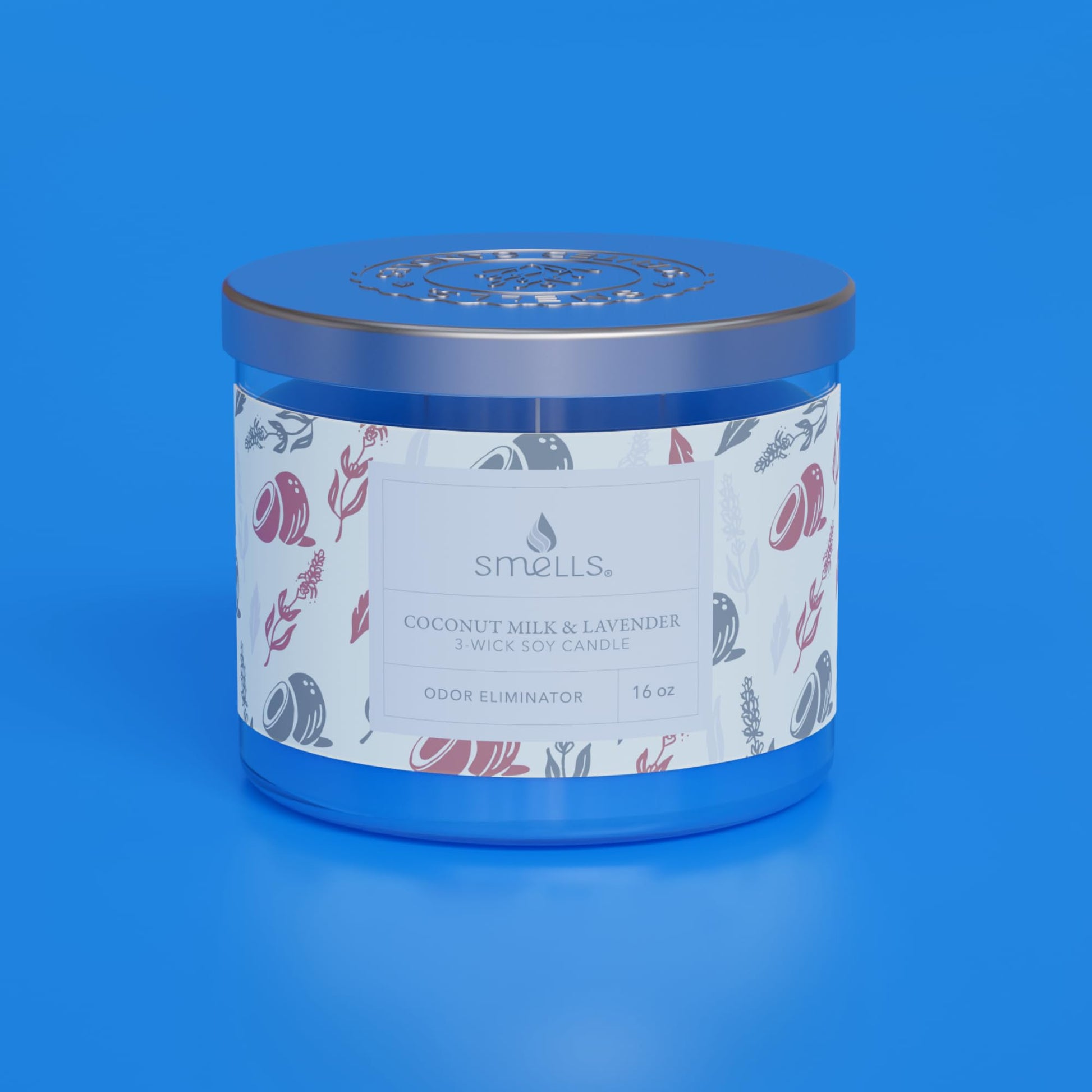 Smells - Odor Eliminator - Premium Soy Wax Jar Scented Candle 12oz. and 16oz. - 100% Cotton Single Wick SmellS uk supplements
