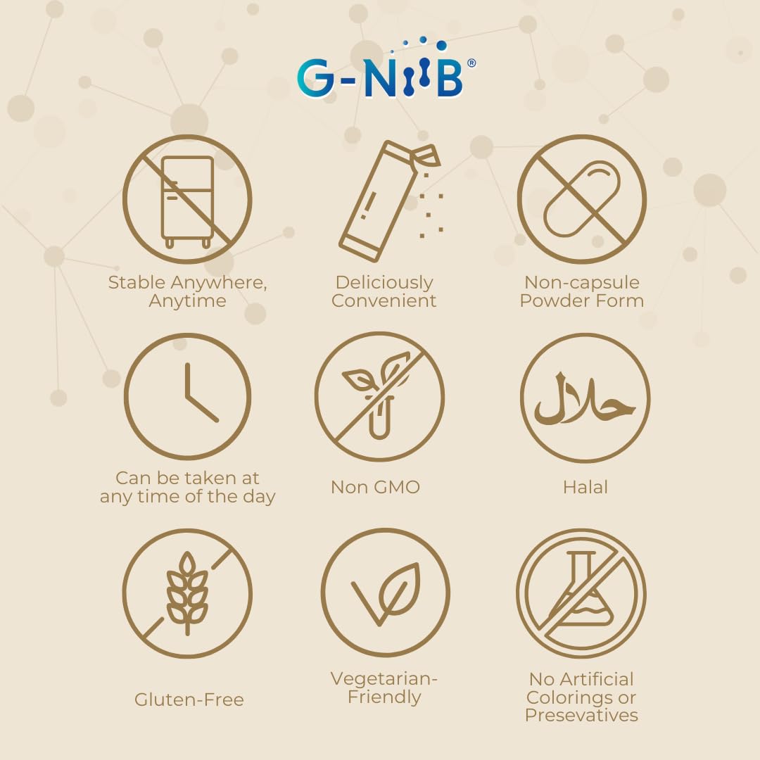 G-NiiB Immunity Elite (SIM01 Synbiotic Formula) - Potent Live probiotics and Added prebiotics to Support Immunity, Regularity, Sleep, Mood, and Skin - 5X More Effective in Reaching the Gut Alive G-NiiB uk supplements