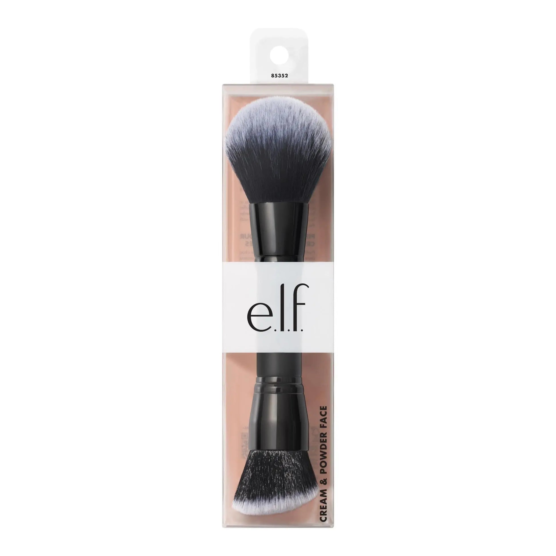 e.l.f. Dual-Ended Cream + Powder Brush, Two-in-One Makeup Brush For Creating A Gorgeous, Airbrushed-looking Complexion, Vegan & Cruelty-free e.l.f. uk supplements