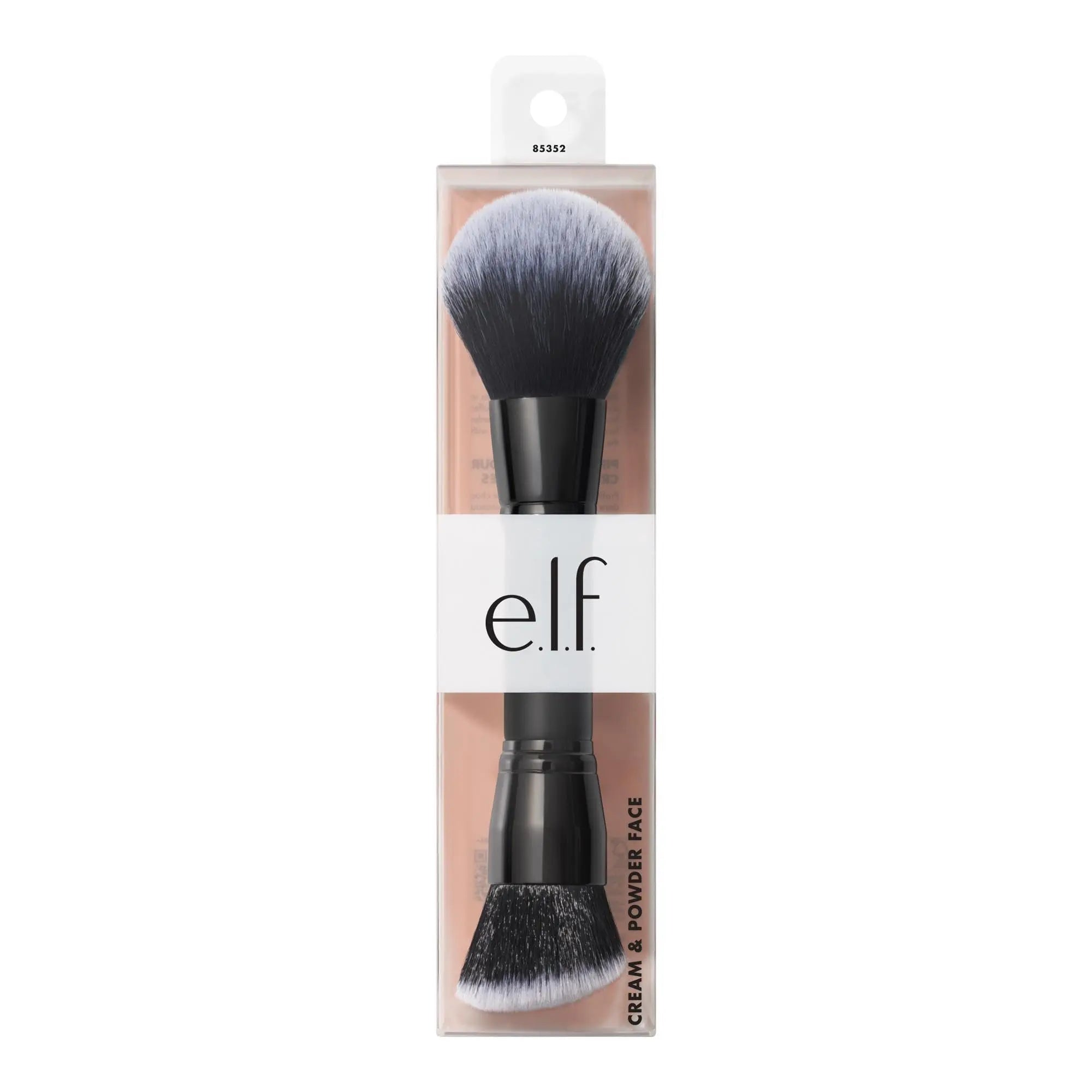 e.l.f. Dual-Ended Cream + Powder Brush, Two-in-One Makeup Brush For Creating A Gorgeous, Airbrushed-looking Complexion, Vegan & Cruelty-free e.l.f. uk supplements