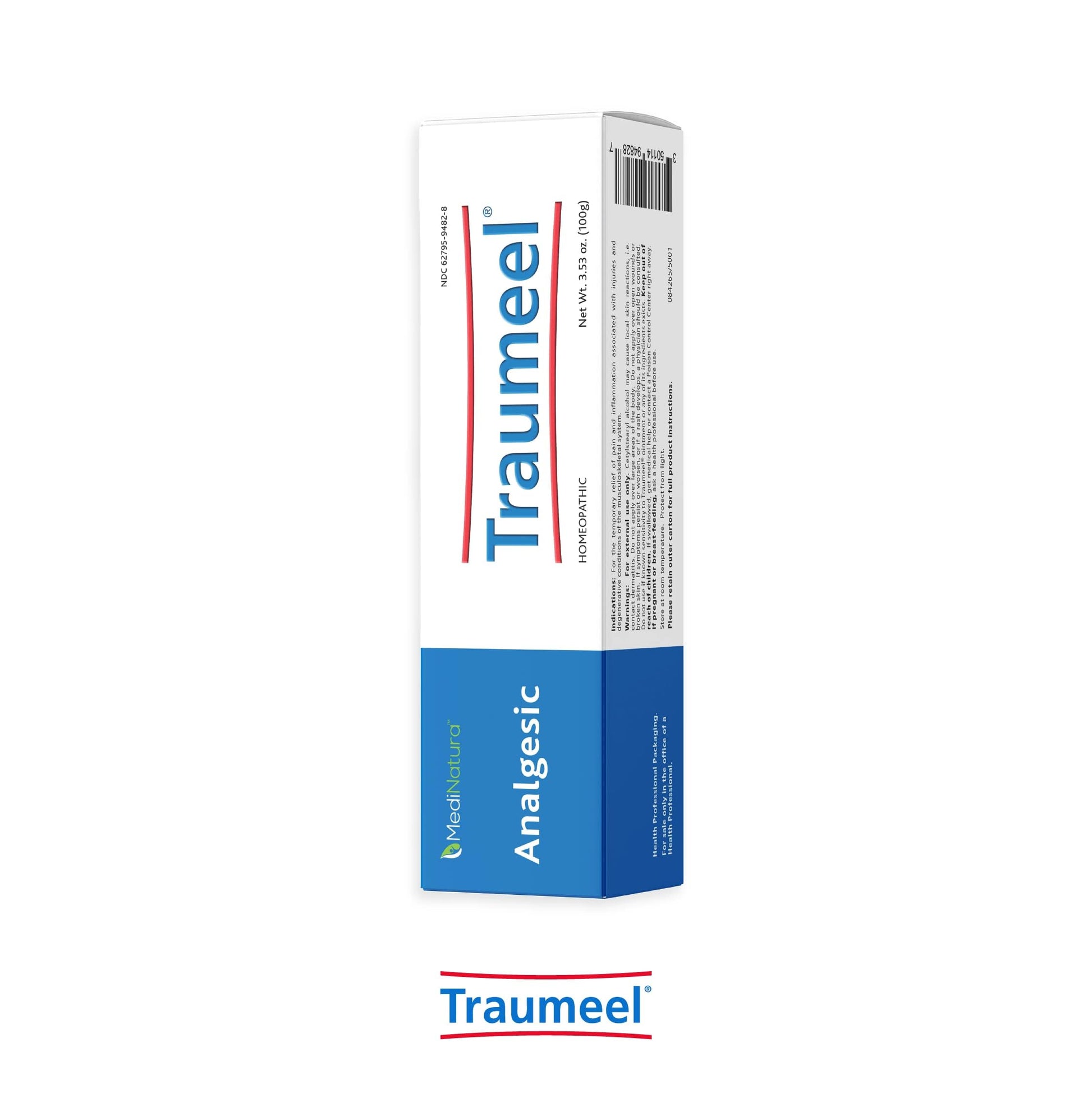 MediNatura Traumeel Ointment Topical Pain Relief for Muscle Joint Back Arthritis Injury or Exercise Related Pain & Soreness Arnica + 13 Active Ingredients - Made in Germany - 3.53 oz MediNatura uk supplements