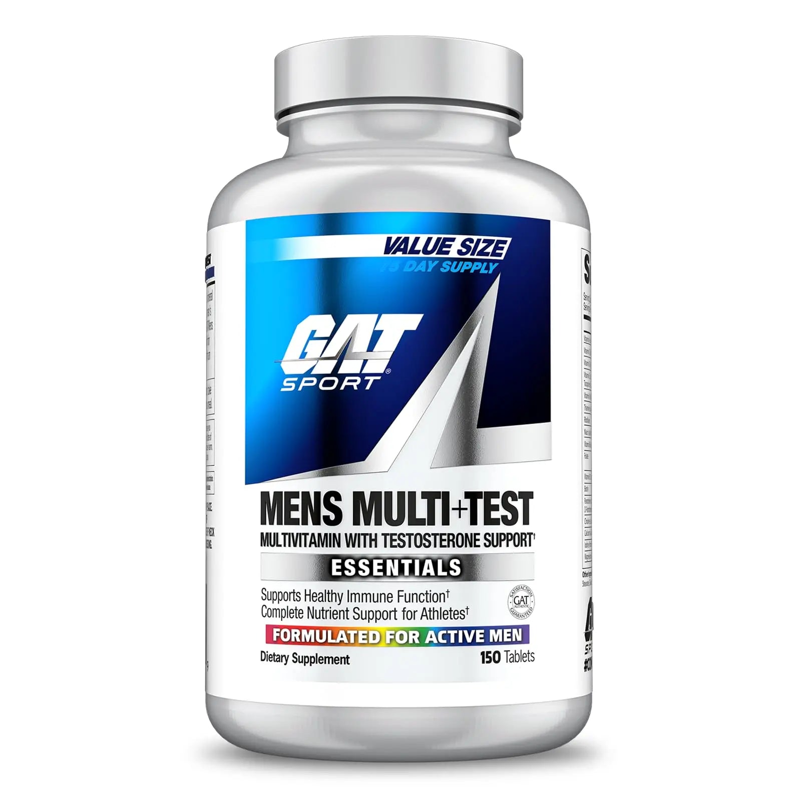 GAT SPORT Men's Multi + Test, Premium Multivitamin Tablets (150 Count) GAT SPORT uk supplements