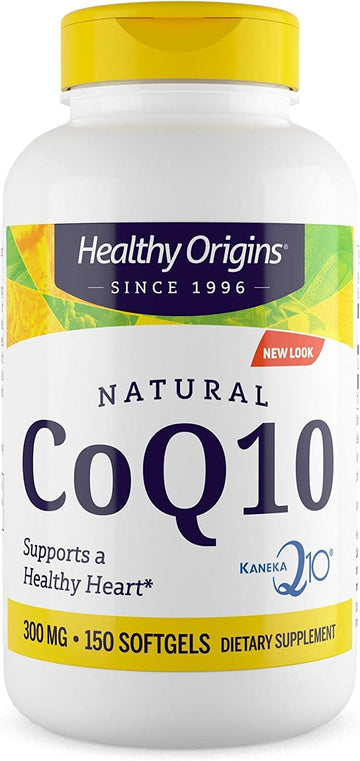 Healthy Origins CoQ10 (Kaneka Q10), 300 mg - Heart Health & Energy Supplement Healthy Origins uk supplements