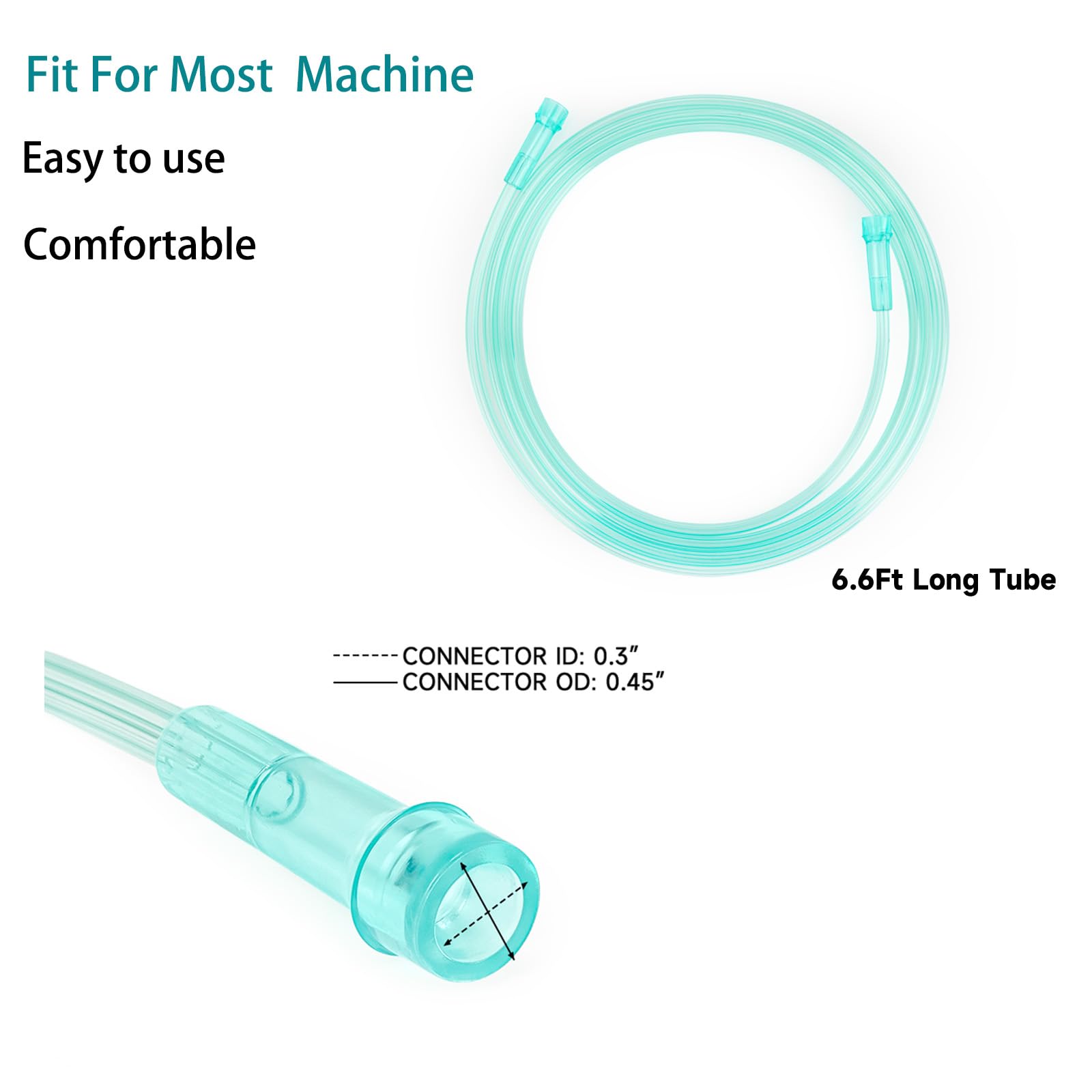 2 Pack Oxygen Mask for Face Adult with 6.6 Ft Tube and Adjustable Elastic Strap - Size XL REALBEBFF uk supplements