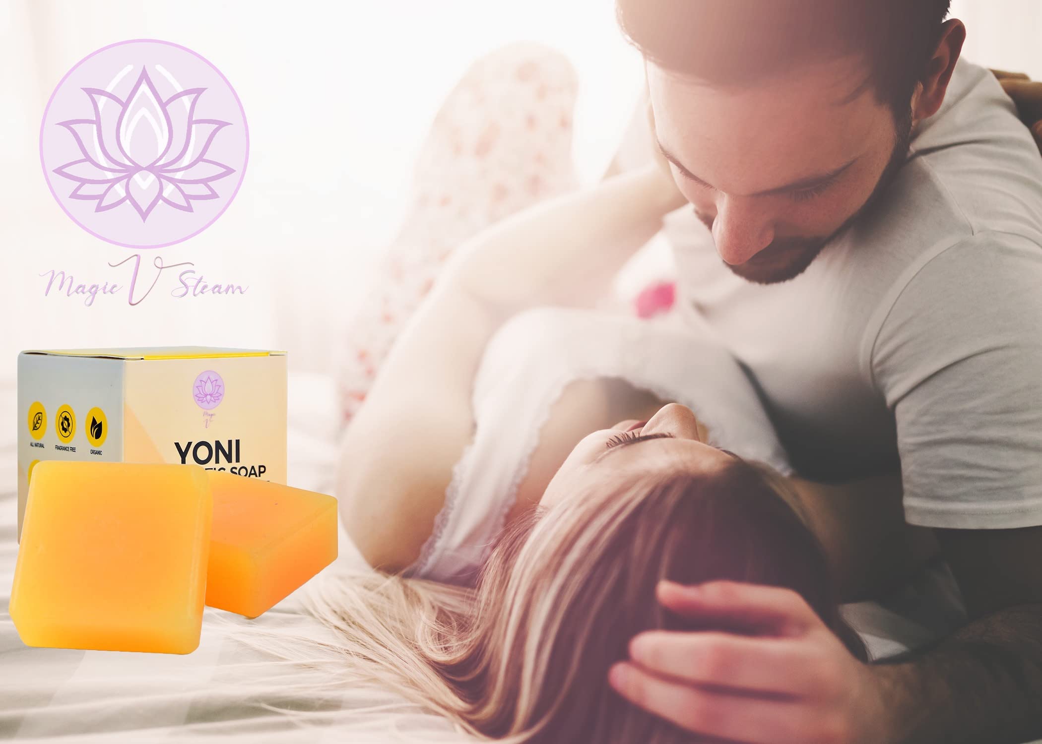 Magic V Steam Probiotic 2 Yoni Soap Bars Feminine Wash and Vaginal Wash Vaginal Odor Eliminator PH Magic V Steam uk supplements