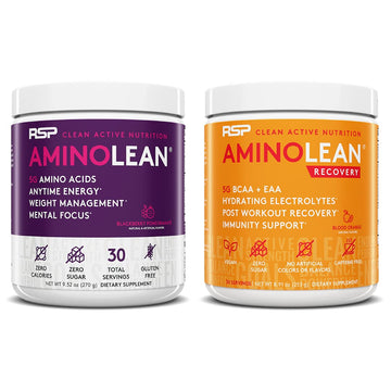 RSP NUTRITION AminoLean Pre Workout Energy (BlackBerry Pomegranate 30 Servings) RSP NUTRITION uk supplements