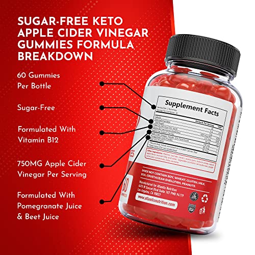Sugar-Free Keto ACV Gummies for Weight Loss - Apple Cider Vinegar Keto ACV Gummies Atlantis Nutrition uk supplements