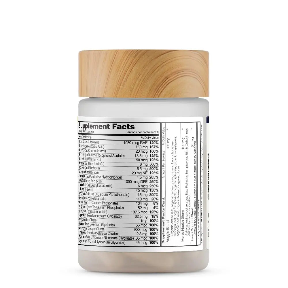 Snap Supplements Men's Multivitamins - Daily Vitamins & Minerals for Men - Vitamin D, B12, Zinc, Herbs & Vitamin C Snap Supplements uk supplements