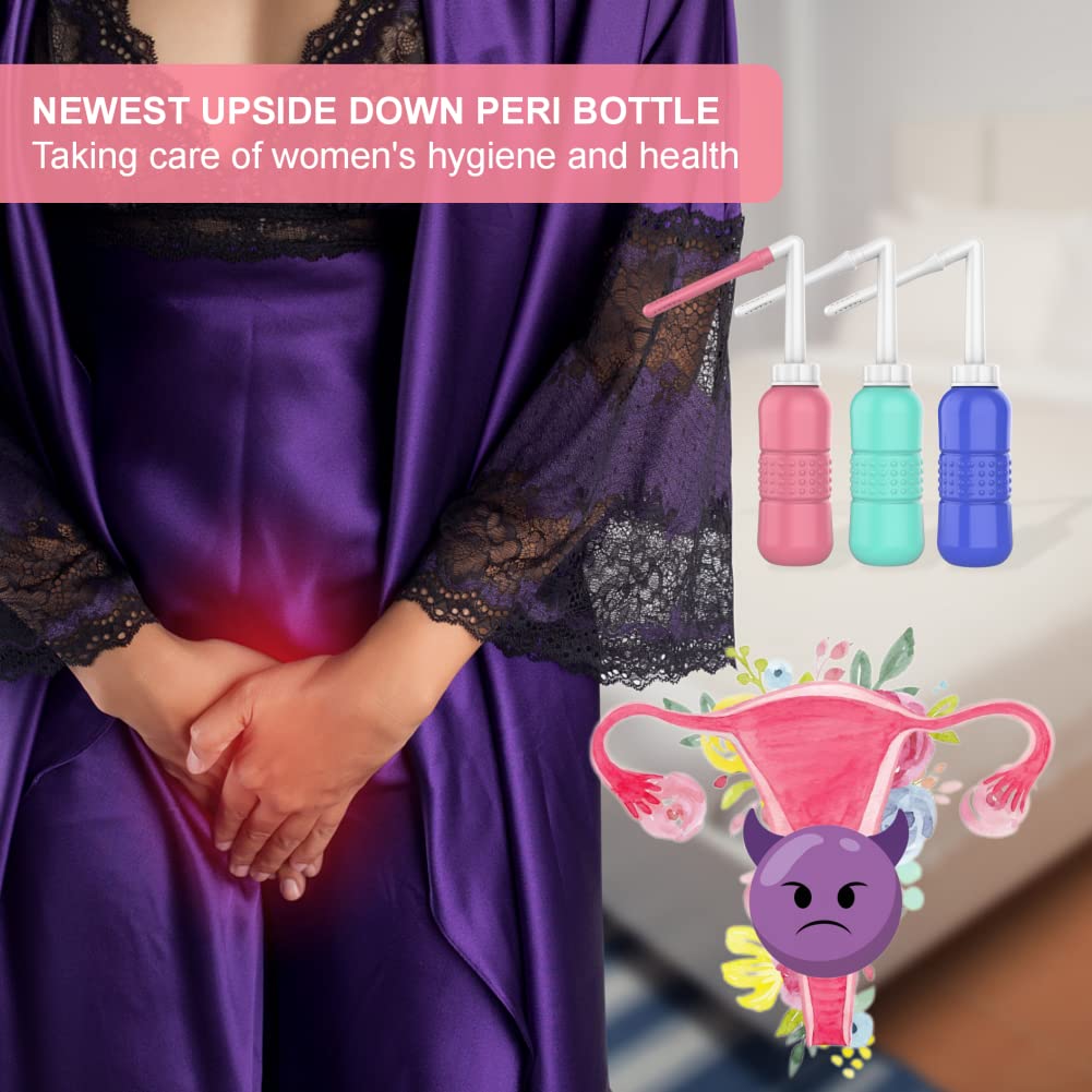 2PCS Vaginal irrigation Intimate Wash for Women,Portable Bidet Travel Bidets,Peri Bottle TONELIFE uk supplements