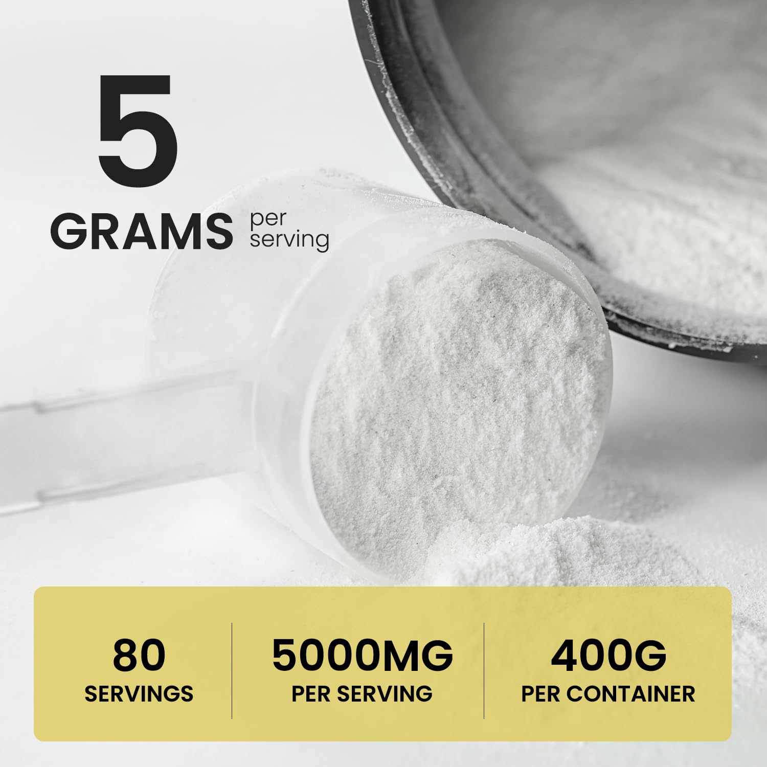 UpNourish Micronized Creatine Monohydrate Powder 400 G - Unflavored Vegan for Pre Workout, Muscle Building Pure Women and Men Instantized Supplement, 80 Servings 14.1096 Ounce UpNourish uk supplements