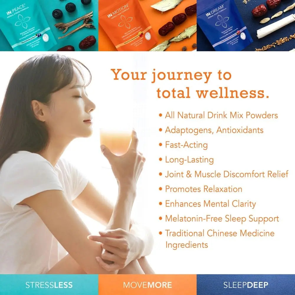 in:TotalWellness - in:Motion Natural Herbal Formula, 20 Serving Pouch, Corydalis, Tumeric, Ginger + 9 More ADAPTOGEN Herbs, Citrus Berry Flavor, 1 Count INTotalWellness uk supplements
