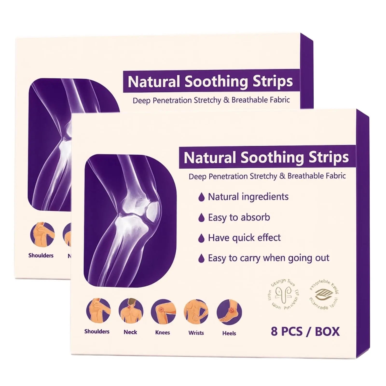 Soothing Joint Patches – Natural Herbal Comfort Pads for Knees, Shoulders, Back & Neck, Stretchy Breathable Fabric, Joint & Muscle Soreness, Long Lasting Soothing Strips, 8 Pcs/Box (2PCS) Generic uk supplements