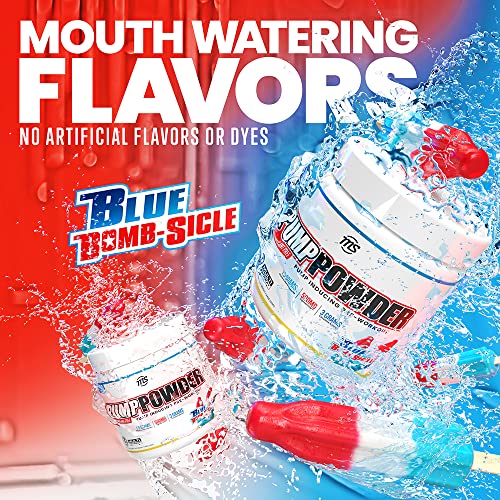 MAN Sports Pump Powder Blue Bombsicle - Stimulant Free Pre Workout Drink MAN Sports uk supplements