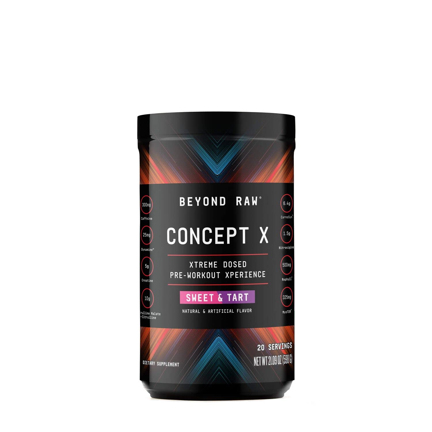 BEYOND RAW Concept X | Clinically Dosed Pre-Workout Powder | Contains Caffeine BEYOND RAW uk supplements