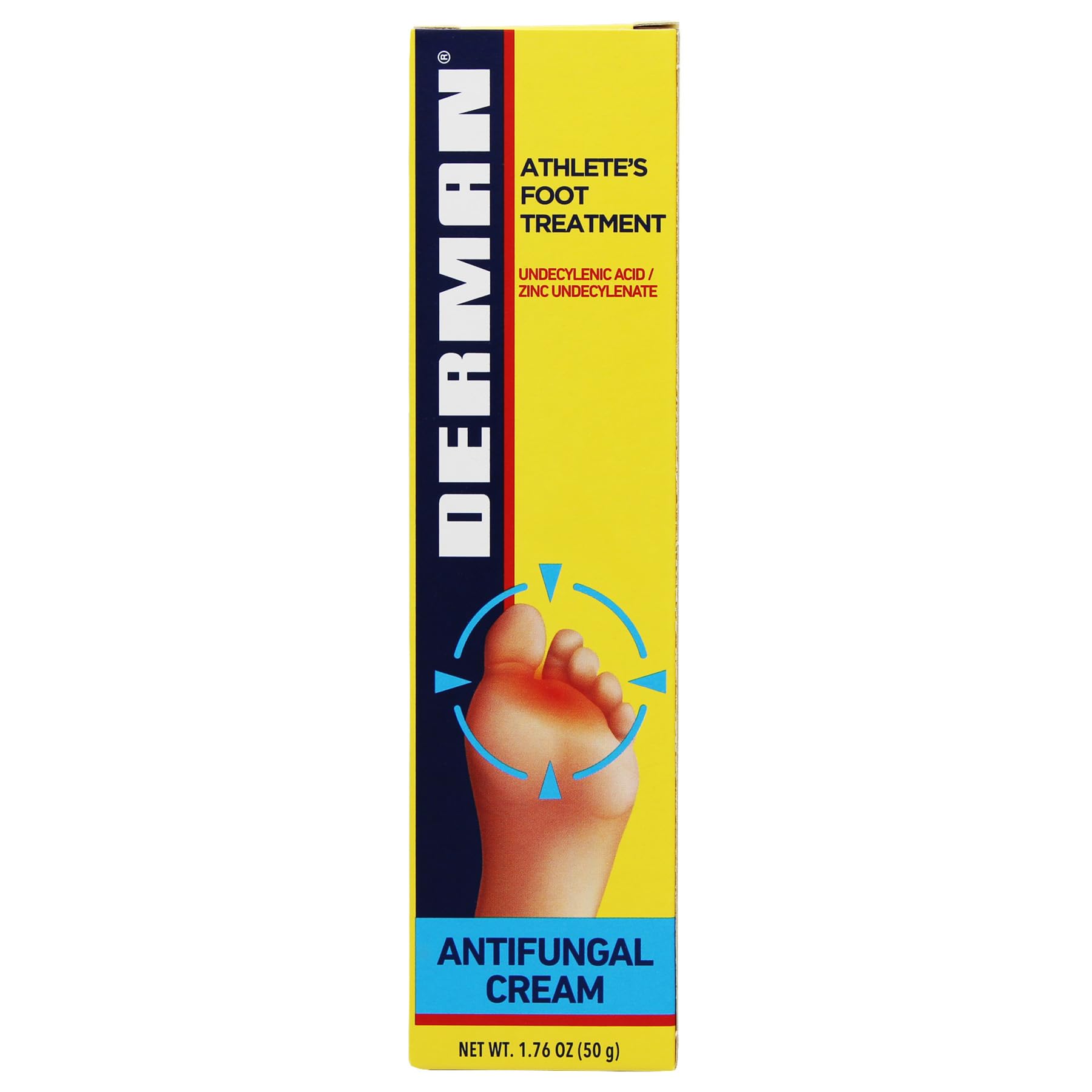Derman Cream for The Treatment of Athlete's Foot, 2-Pack of 1.76 Oz Each, 2 Tubes Derman uk supplements
