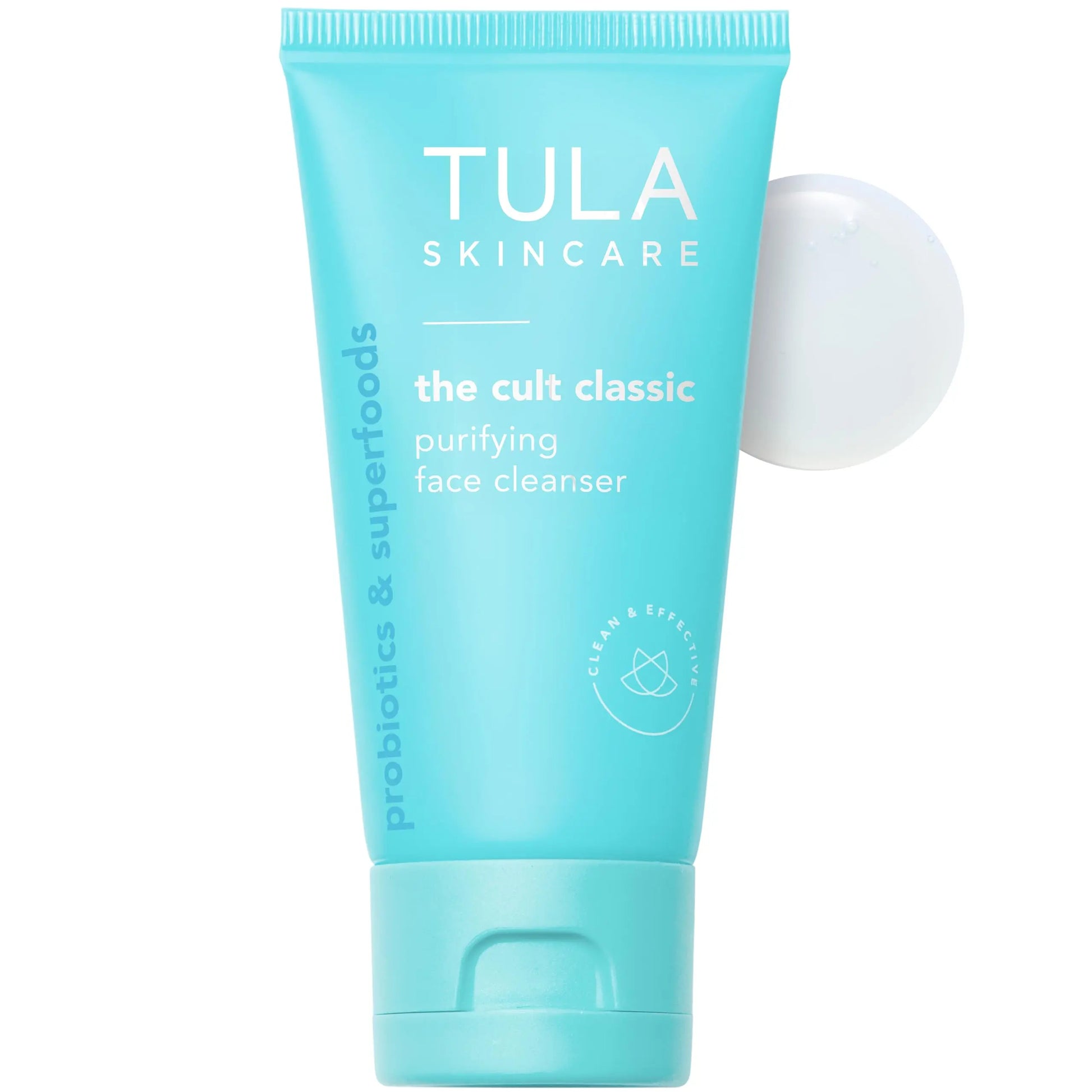TULA Skin Care The Cult Classic Purifying Face Cleanser (Travel-Size) | Gentle and Effective Face Wash, Makeup Remover, Nourishing and Hydrating | 1.67 oz. TULA uk supplements