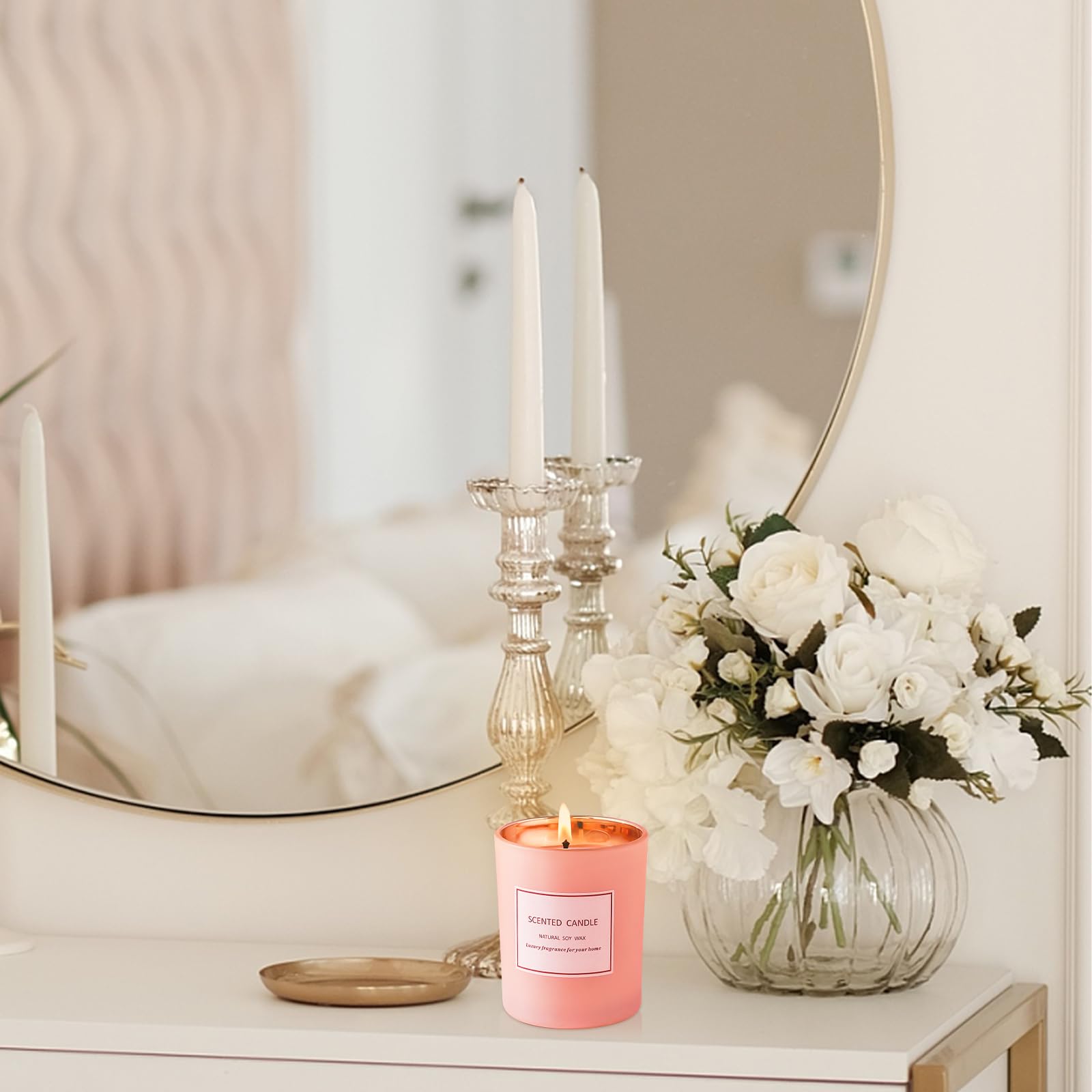POWSHELF Scented Candle Gifts for Women, Bathroom Decor Candle for Home Scented, 5.5 Oz Jar POWSHELF uk supplements