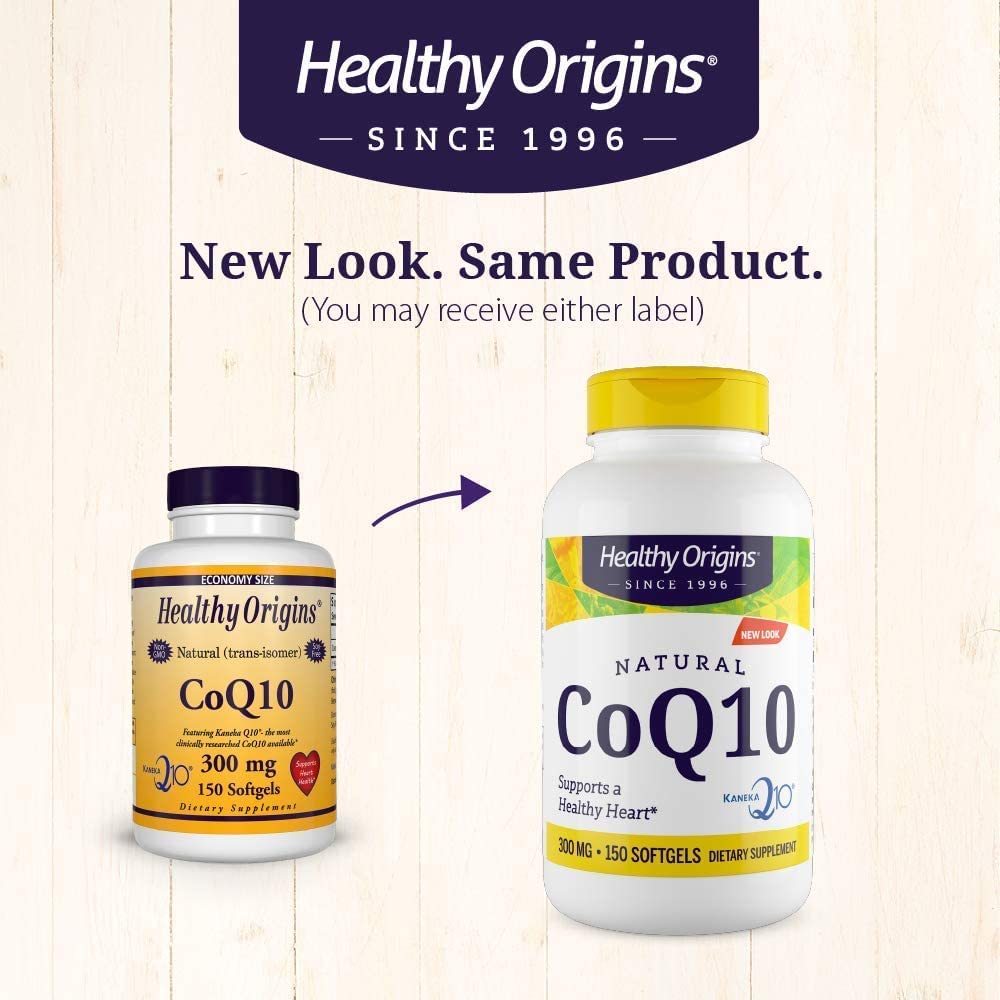 Healthy Origins CoQ10 (Kaneka Q10), 300 mg - Heart Health & Energy Supplement Healthy Origins uk supplements