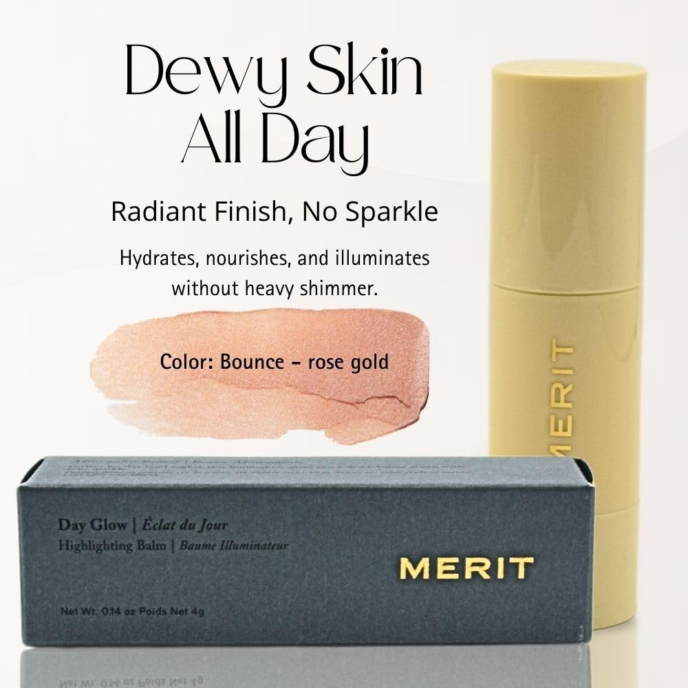 MERIT Day Glow Dewy Highlighting Balm Bounce Merit uk supplements