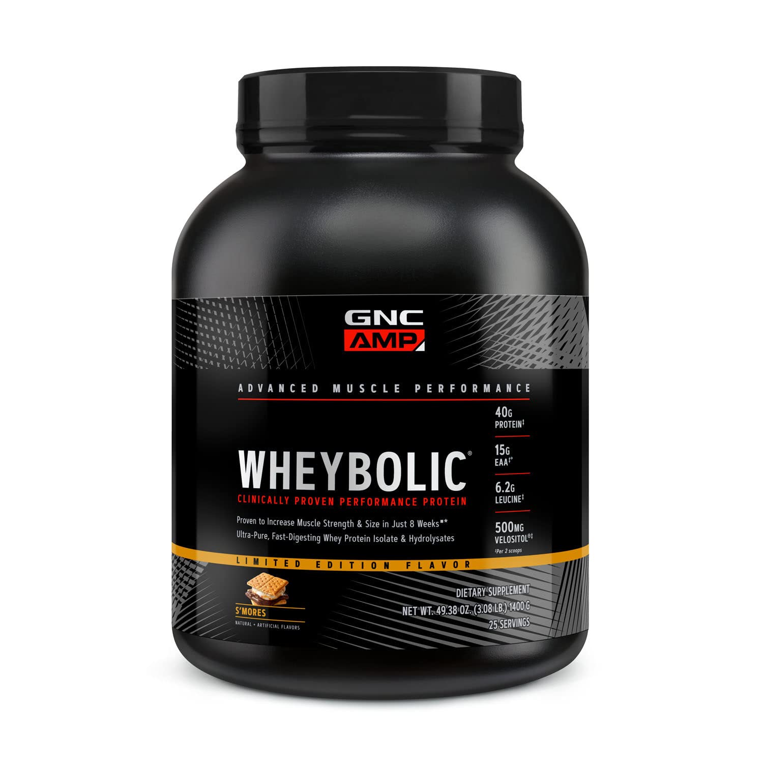 GNC AMP Wheybolic Protein Powder | Targeted Muscle Building and Workout Support Formula GNC uk supplements