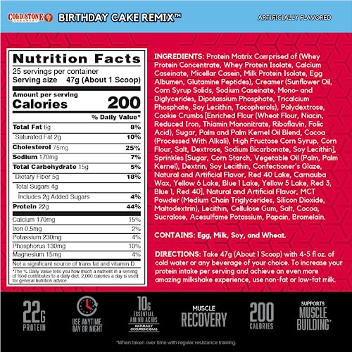 BSN Syntha-6 Whey Protein Powder, Cold Stone Creamery- Birthday Cake Remix Flavor BSN uk supplements