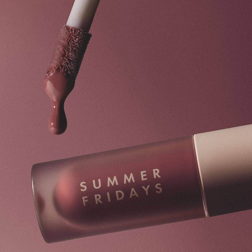 Summer Fridays Dream Lip Oil - Hydrating Tinted Lip Gloss Oil - Non-Sticky Formula with Skincare Benefits for Long-Lasting Softness + Shine - Effortless Beauty Gifts - Soft Mauve (0.15 Oz) Summer Fridays uk supplements