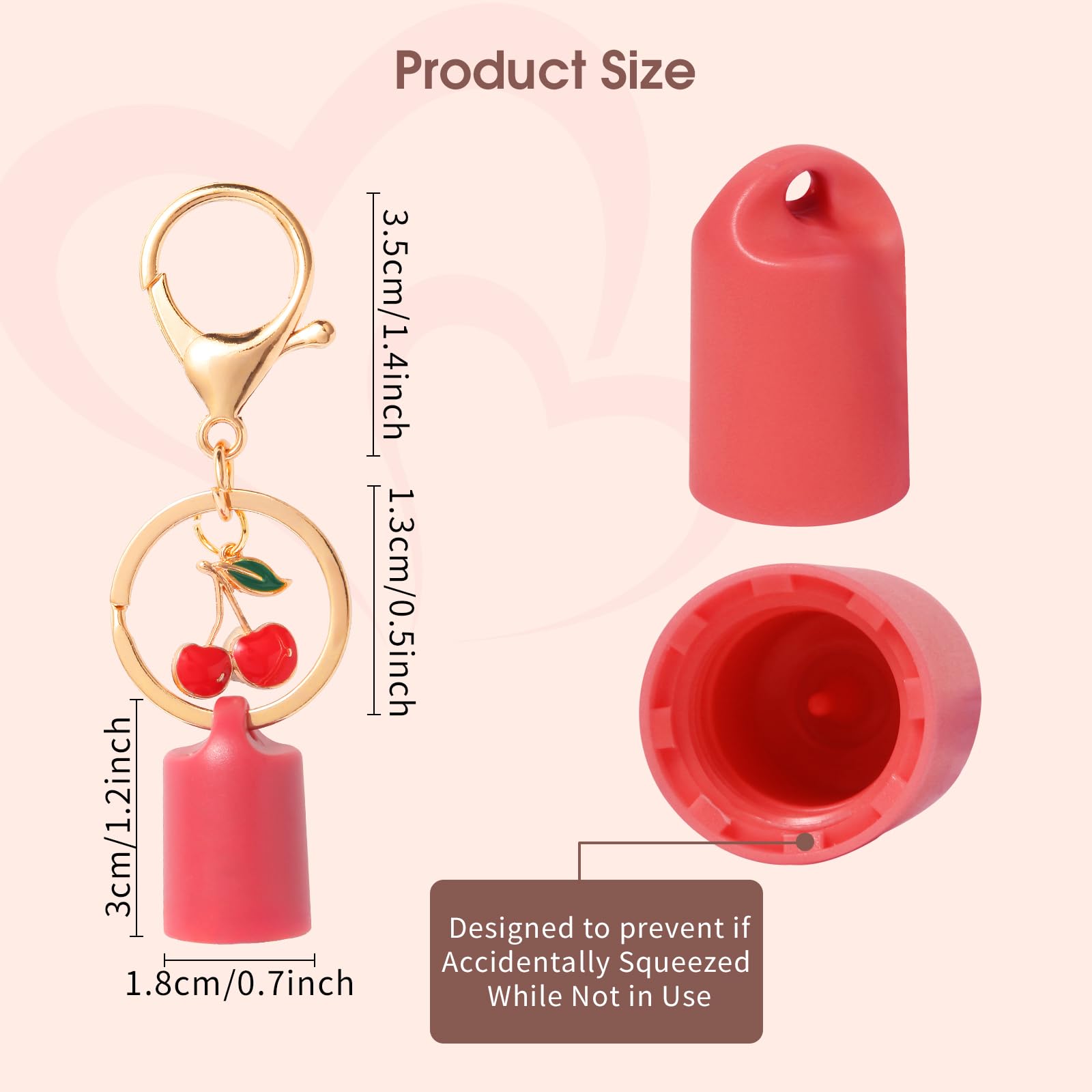 Limpskys keychain cap for Summer Fridays 0.5 Oz Lip Balm,lip gloss cap keychain（No Lip Balm） Limpskys uk supplements