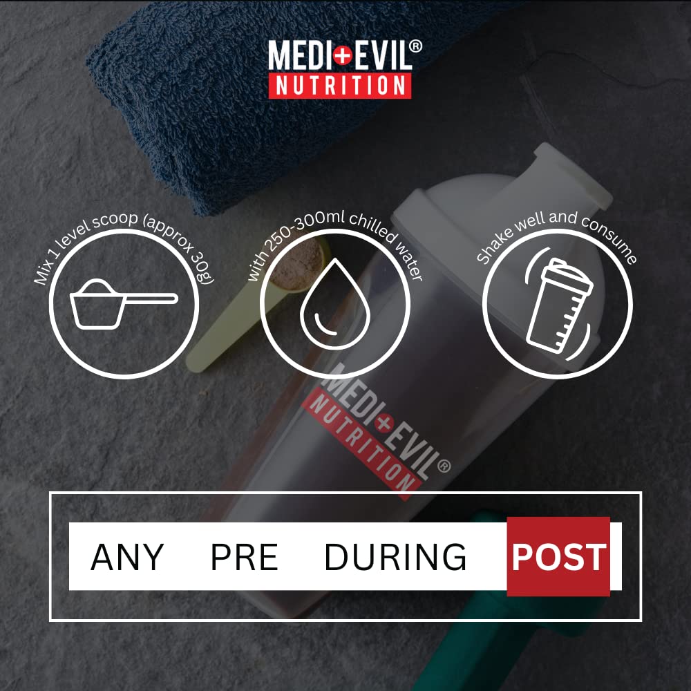 Medi-Evil Nutrition Whey Dynamic Protein, Triple Chocolate Flavour, 600g, 20 Servings Medi-Evil uk supplements
