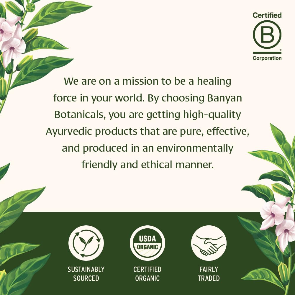 Banyan Botanicals Kanchanar Guggulu Tablets – Organic Lymph Supplement with Guggulu Resin – Promotes the Healthy Elimination of Natural Toxins* – 90 Tablets – Non-GMO Sustainably Sourced Vegan Banyan Botanicals uk supplements