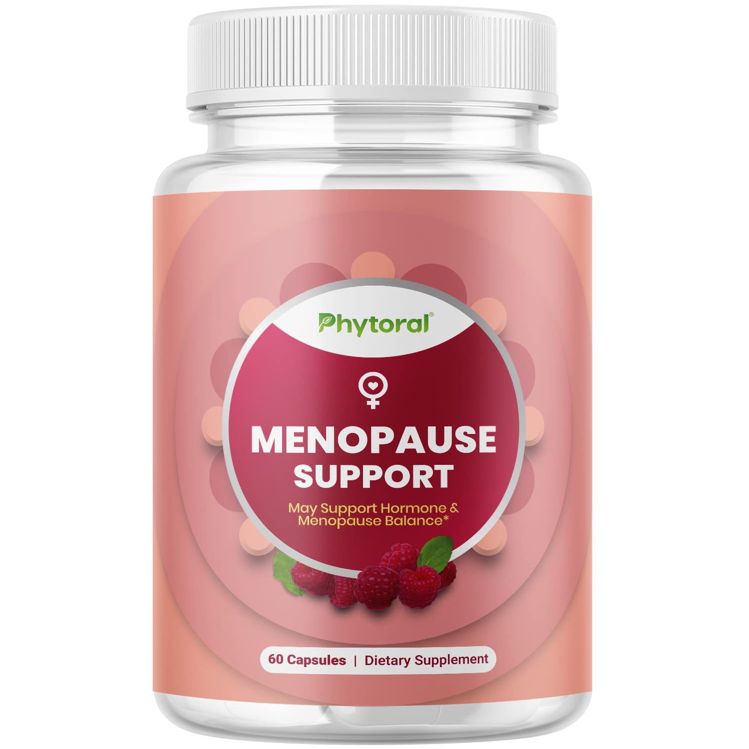 Phytoral Complete Herbal Menopause Supplement for Women - Female Hormone Balance Capsules for Night Sweats Hot Flashes & Mood Swings with Dong Quai, Chaste Berry & Black Cohosh Root - 60 Count Pack Phytoral uk supplements