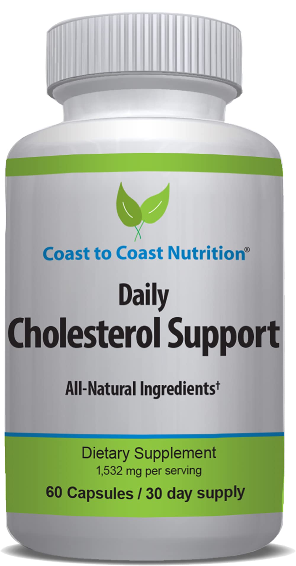 Coast to Coast Nutrition Cholesterol Support Supplement - Support Cardiovascular & Artery Performance, Target Bad LDL Levels & Plaque Calcium Buld-Up - Promote Circulation & Blood Flow - 60 Capsules Coast to Coast Nutrition uk supplements