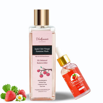 Vickoneer Yoni Wash for Women & Yoni Essential Oil, Intimate Feminine Wash Yoni Care Vickoneer uk supplements