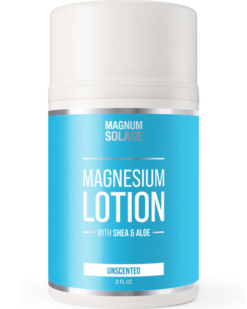 Magnesium Lotion with Shea Butter – Apply to Legs – Alternative to Topical Magnesium Cream Magnum Solace uk supplements