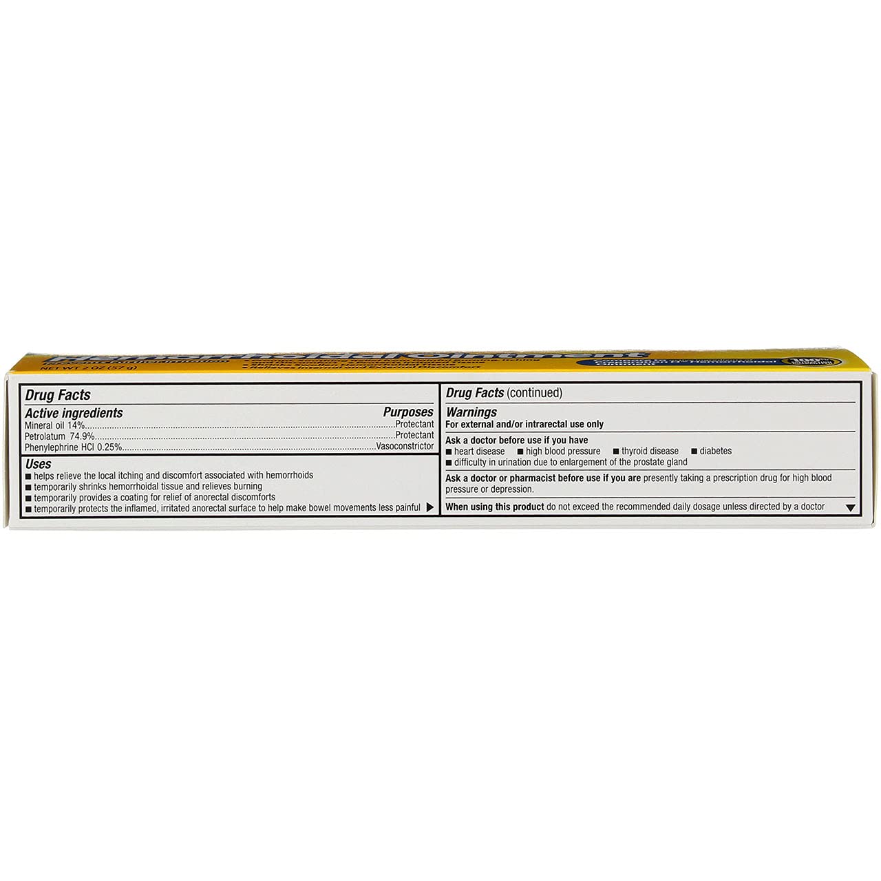 GoodSense Hemorrhoidal Ointment, Phenylephrine HCl, Petrolatum, Mineral oil, Relief from Burning, Itching and Discomfort of Hemorrhoids, 2 Ounces GoodSense uk supplements