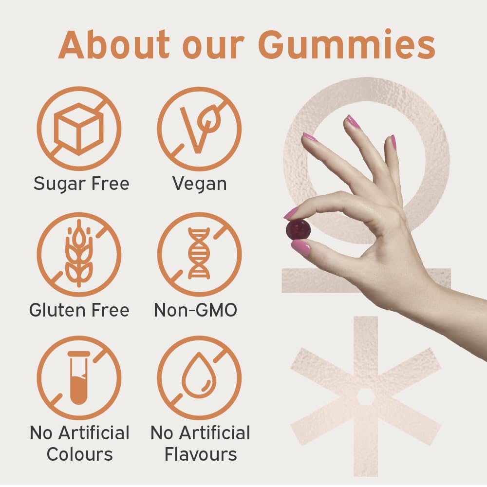 Nutriburst - Vegan Collagen Revive Gummies - Biotin (100µg), Hyaluronic Acid (100mg) + Vitamin C (80mg) Nutriburst uk supplements