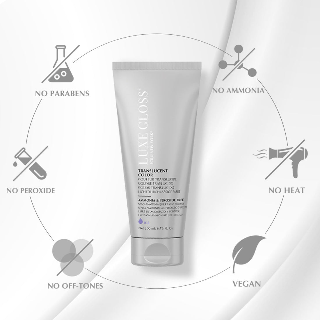 ECRU New York LUXE GLOSS Hair Gloss for Enhanced Color and Glass-Like Shine, Copper Ecru New York uk supplements
