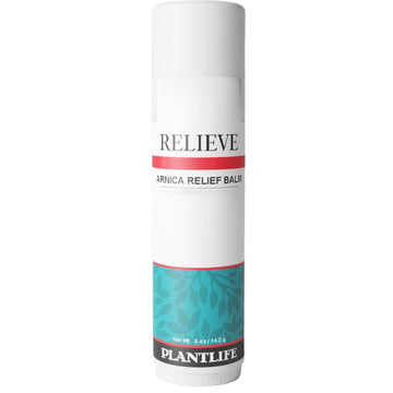 Plantlife Arnica Relieve Balm - Made with Arnica and 100% Pure Essential Oils - Relieve Products are a Homeopathic Solution for Everyday Use - Works Quickly and Effectively - Made in California Plantlife uk supplements
