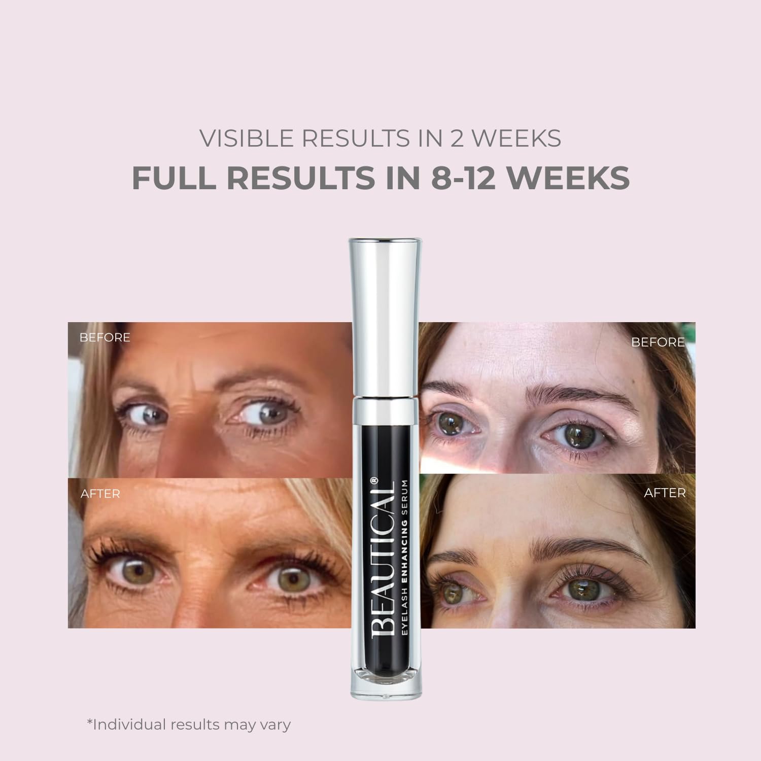 BEAUTICAL Eyelash Serum – Lash Enhancing & Conditioning Formula with Botanical Ingredients for the Appearance of Fuller, Shinier & Healthier-Looking Lashes – Nourishing Lash Care, 3ml BEAUTICAL uk supplements