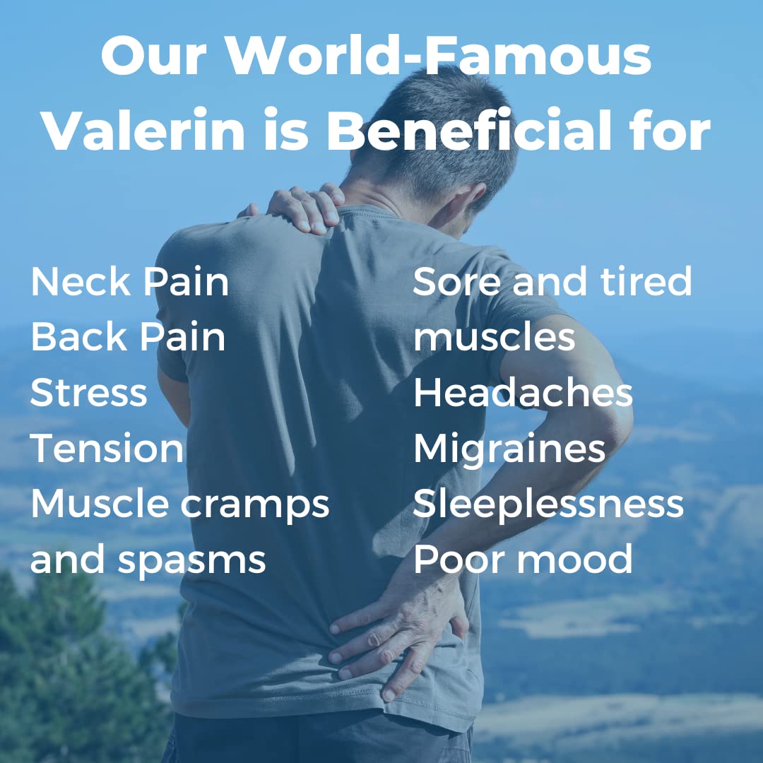 Valerian Natural Relaxant for Tension Relief, Stress Relief, Leg Cramp Relief and Other Muscle Cramps Magnesium, Passion Flower, & Valerian Root Muscle Relaxant - (90ct) Wonder Laboratories uk supplements