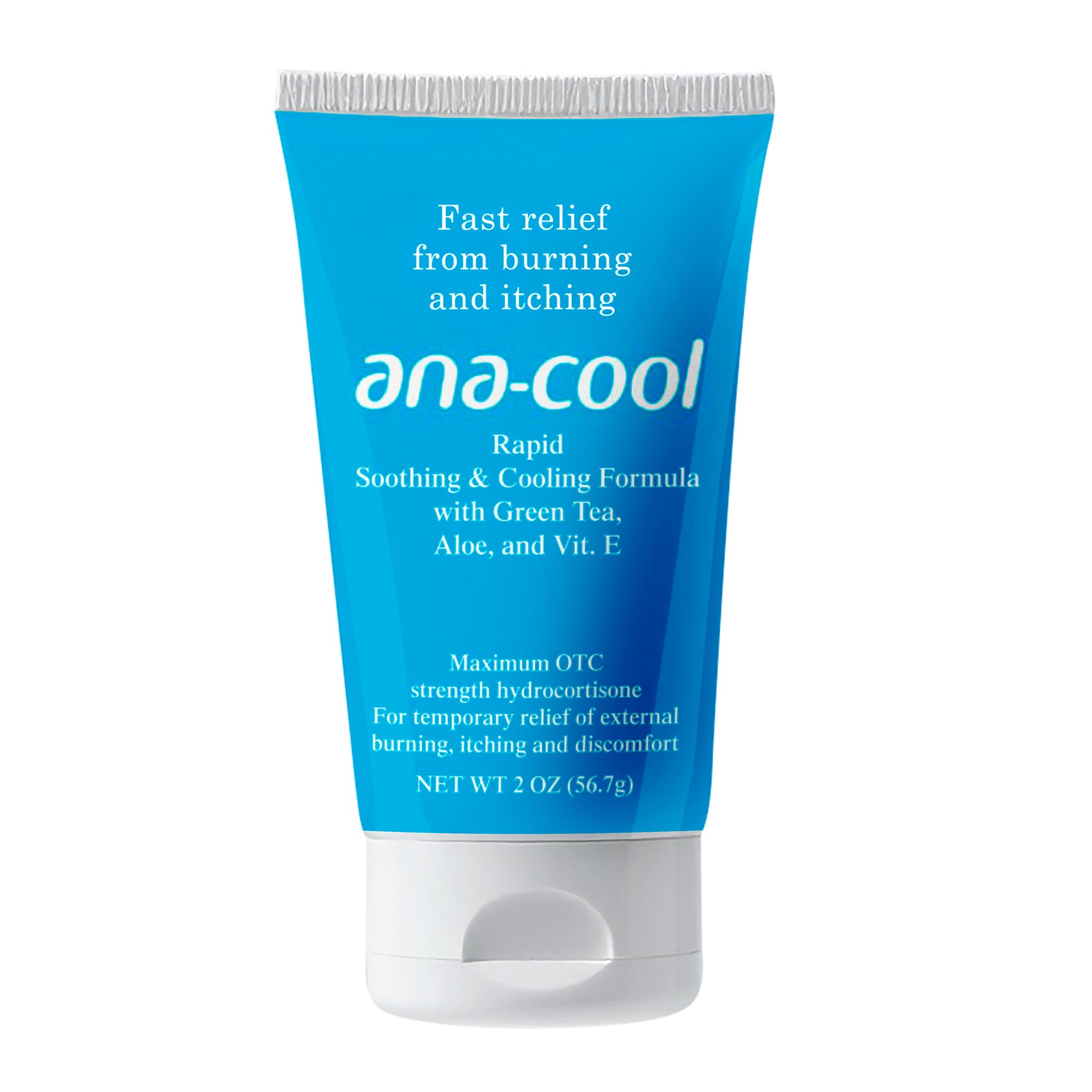 Ana-Cool Herbal Hemorrhoid Relief Cream - Fast Soothing for Bug Bites, Rashes, Irritations & More - 1% Hydrocortisone with Witch Hazel, Aloe & Vitamin E - Physician-Developed, 2 oz Tube Ana-Cool uk supplements